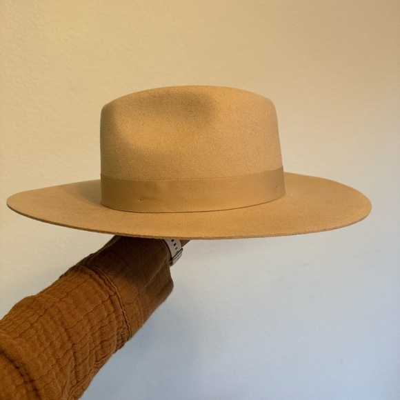 Urban Outfitters Cream Ranchers Hat Like New - Picture 6 of 8